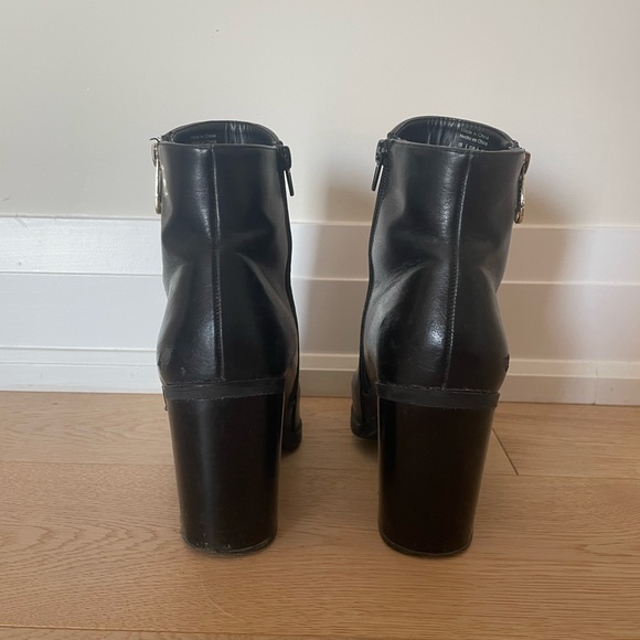 Black Heeled Chelsea Boots - Picture 3 of 3